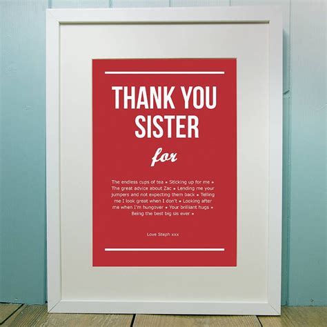 Personalised 'Thank You' Poster | Thank you poster, Personalised ...