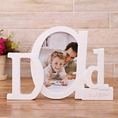 Dad I Love You Personalized Photo Frame: Gift/Send Home and Living ...