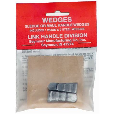 Seymour Hammer Handle Wedge, 1 Wood/2 Steel - 64128 | Blain's Farm & Fleet