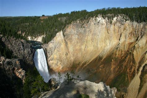 Waterfall in the Grand canyon of Yellowstone | Smithsonian Photo ...