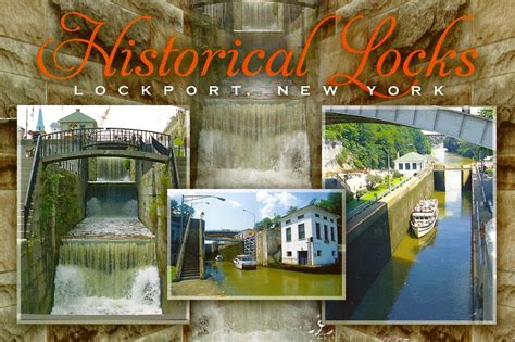 My Favorite Postcards: The Historical Locks of Lockport, New York