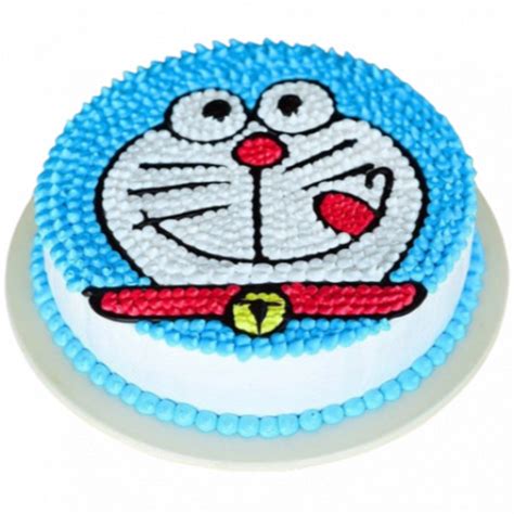 Cartoon Fresh Cream Cake | Doraemon Cake | bakehoney.com