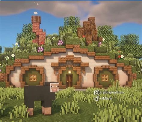 Minecraft Cottage, Cute Minecraft Houses, Minecraft Plans, Minecraft ...