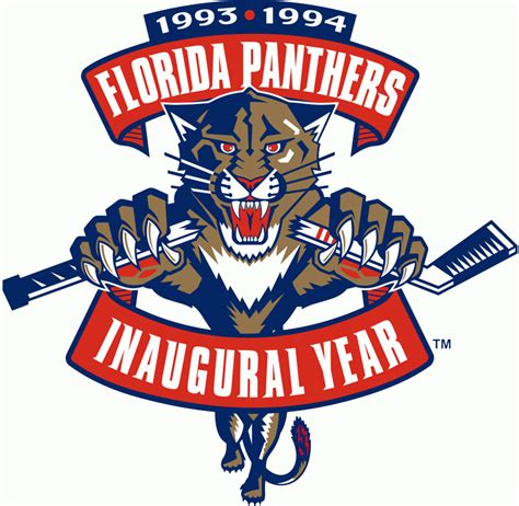 Florida Panthers Logo | Florida Panthers Anniversary Logo (1994 ...