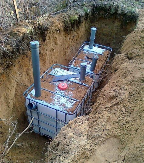 Fosa septica din rezervoare IBC | Casa Si Design | Diy septic system ...