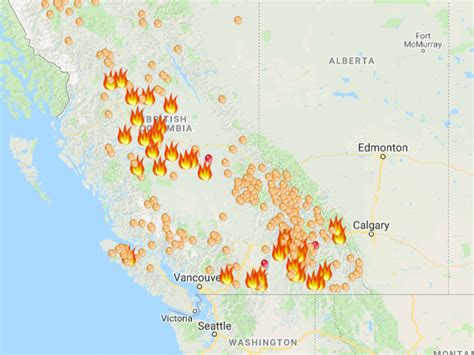 Washington Wildfire Map 2017 – Interactive Map