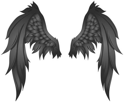 Anime Black Wings Png - Browse and download hd black wings png images ...