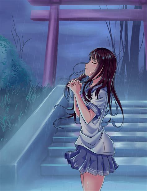 [100+] Sad Aesthetic Anime Girl Wallpapers | Wallpapers.com