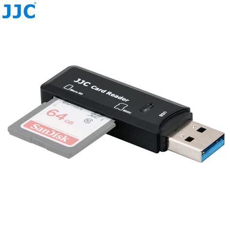 JJC 5Gbps USB 3.0 Camera Memory Card Reader SD/Micro SD/TF/SDHC/SDXC ...