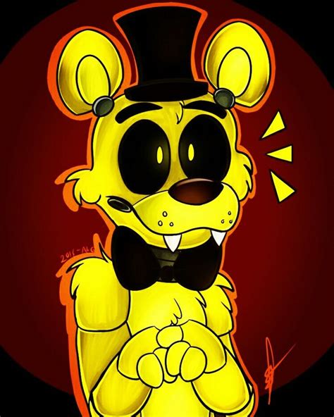 Golden freddy | Fnaf drawings, Fnaf golden freddy, Fnaf freddy