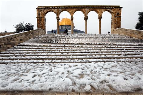 UNUSUAL! It's Snowing in Greece, Israel - Rediff.com India News