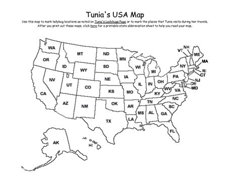 United States Labeled Map | Printable Us Map With States Labeled ...