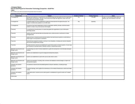 Internal Audit Template - Excel Templates - Excel Templates