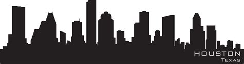 Houston Skyline Silhouette Drawing - houston texans png download - 3964 ...