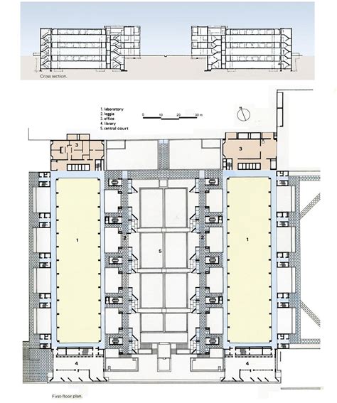 Salk Institute Louis Kahn Floor Plan