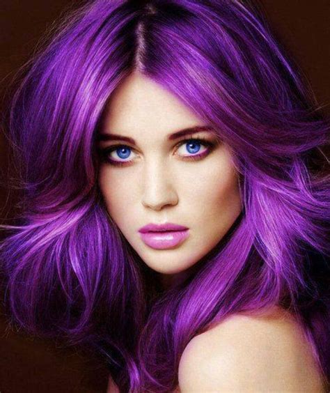 30 Cute Purple Hairstyle & Purple Hair Colors for Girls