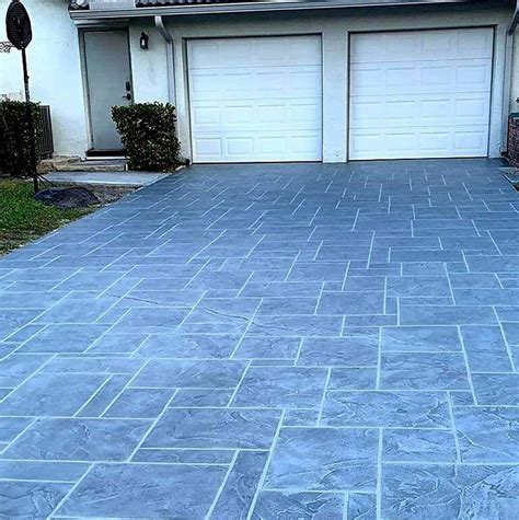 Driveway Resurfacing, Stamped Concrete Driveway, Tampa, FL