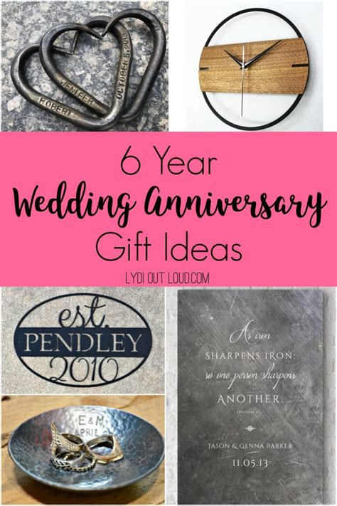 Traditional 6 Year Iron Anniversary Gift Ideas - Lydi Out Loud