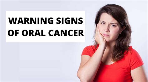 Oral Cancer Symptoms Warning Signs