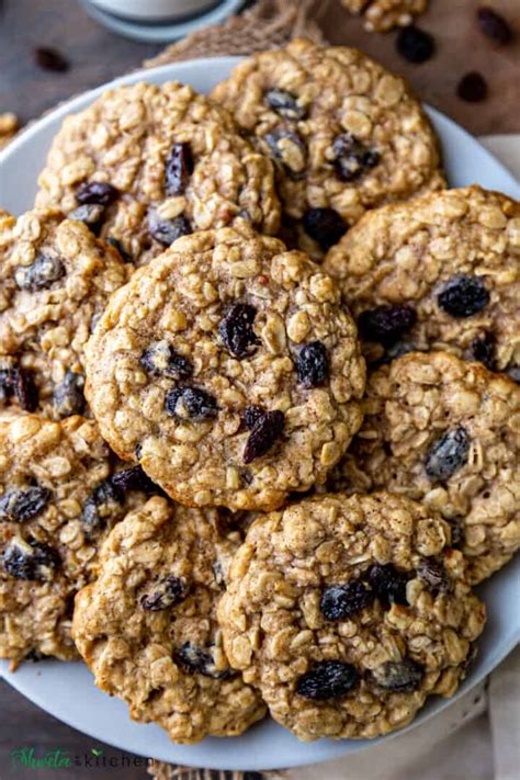 Oatmeal Raisin Walnut Cookies (Eggless) - Shweta in the Kitchen