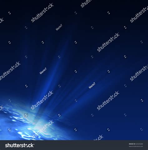 Blue Background With Light Rays Stock Photo 63320200 : Shutterstock