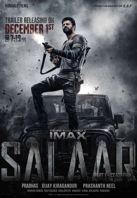 Salaar Poster Reveals Trailer Date