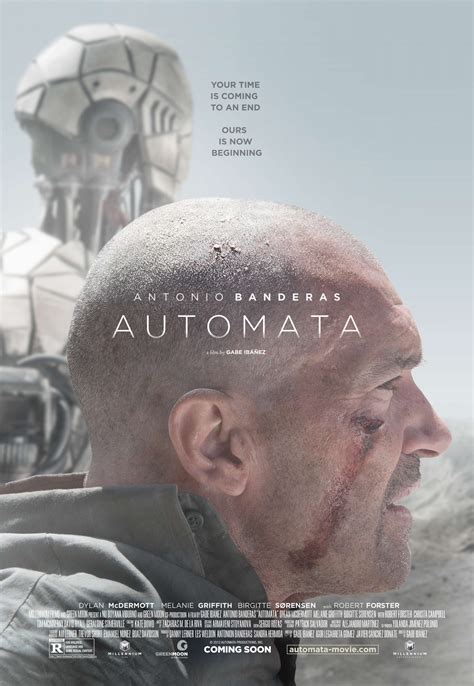 AUTOMATA (2014) Movie Trailer: Antonio Banderas watches Robots Evolve