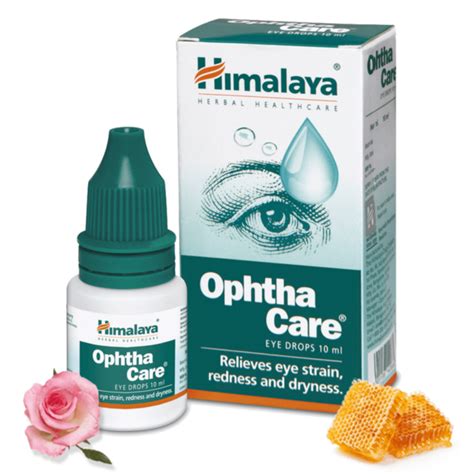 2X Himalaya OphthaCare Eye Drops - Eye Strain Redness Dryness tired ...