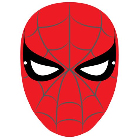 Spiderman Mask Template | Free Printable Papercraft Templates