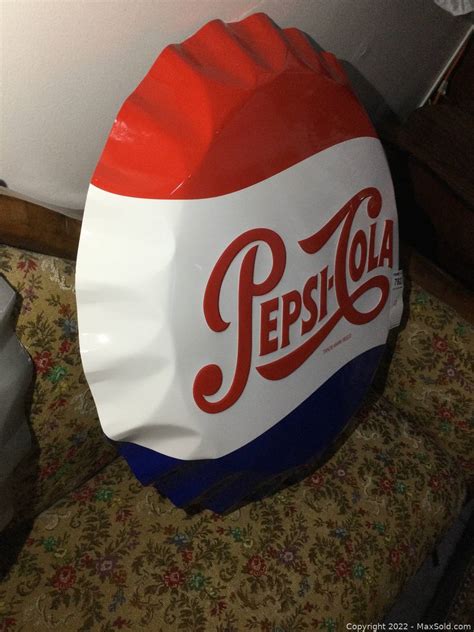 Pepsi Bottle Cap Sign A | #4580543586