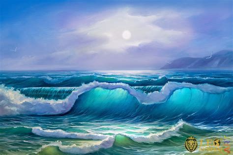 Paintings with Stunning Sea Waves | LeoSystem.art