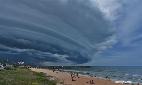 Photo: High Intensity Cloud Formation over Flagler Beach Pier ...