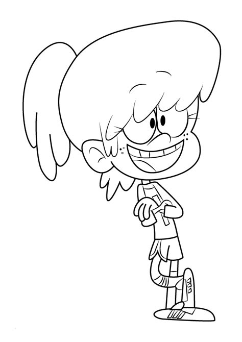 The loud house coloring pages to download and print for free | House ...