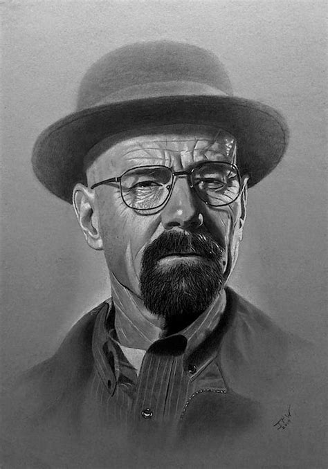 My pencil drawing of Walter White from Breaking Bad. | Walter white art ...