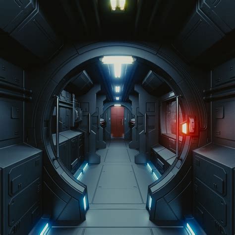 Spaceship Interior C HD 3D Model .obj .fbx .blend - CGTrader.com