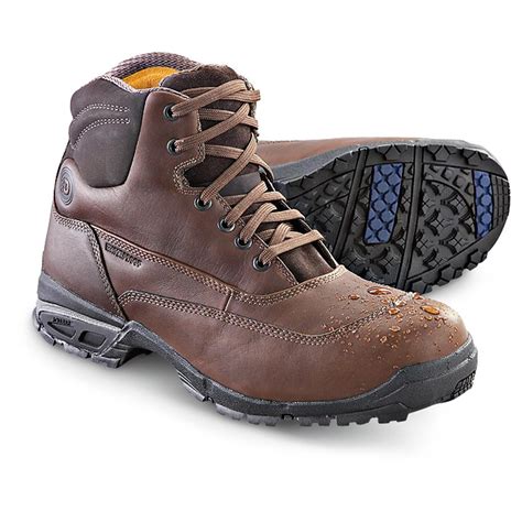 Men's Dunham® 6" Waterproof Work Boots, Brown - 139434, Work Boots at ...