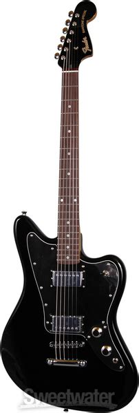 Fender Jaguar Baritone Special HH - Black | Sweetwater.com