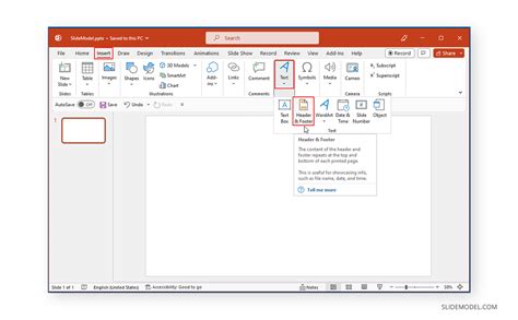 How to Edit Header in PowerPoint