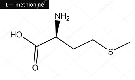 Molecular structure of methionine — Stock Photo © Raimund14 #126740816