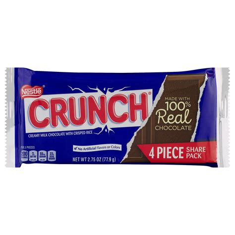 NESTLÉ CRUNCH Candy Bar 2.75 oz. Bar - Walmart.com - Walmart.com