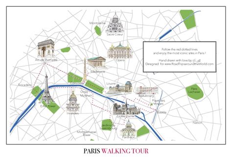 A Paris Walking Tour Map to help you explore Paris - Free to download ...