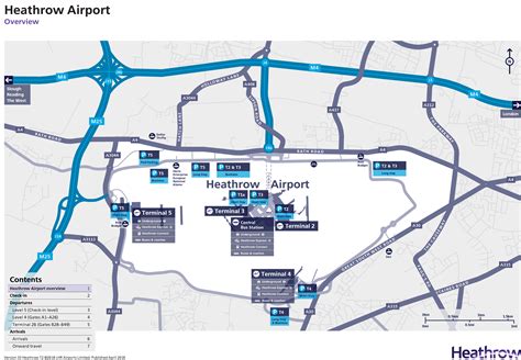 Heathrow Airport Map (LHR) - Printable Terminal Maps, Shops, Food ...