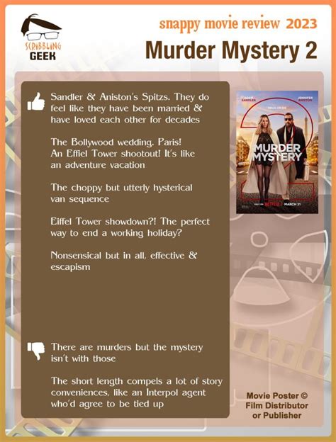 Murder Mystery 2 Review | The Scribbling Geek