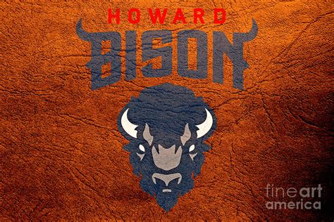 Howard University Bison Digital Art by Steven Parker | Fine Art America