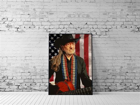 Willie Nelson Poster Country Music Icon Texas Gifts - Etsy