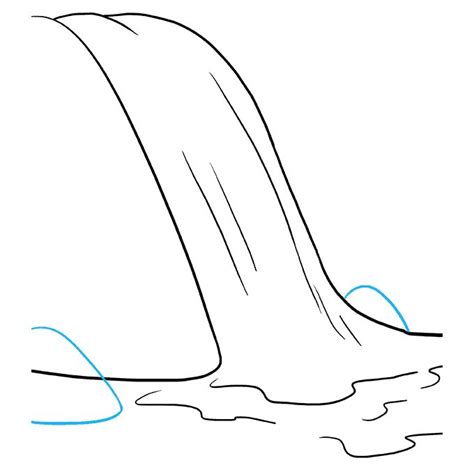 How to Draw a Waterfall - Really Easy Drawing Tutorial | Drawing ...