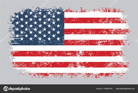 Grunge old American flag vector illustration Stock Vector Image by ...