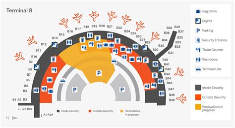 Dallas-Fort Worth Airport Map (DFW) - Printable Terminal Maps, Shops ...