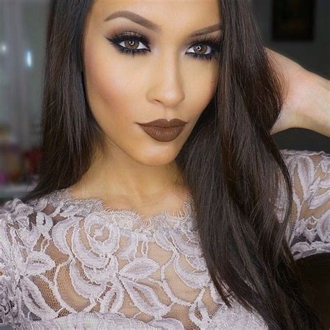 (7) How to Rock the Dark Brown Lipstick Trend this Autumn-fashioncorner ...