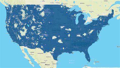 Cellular coverage map